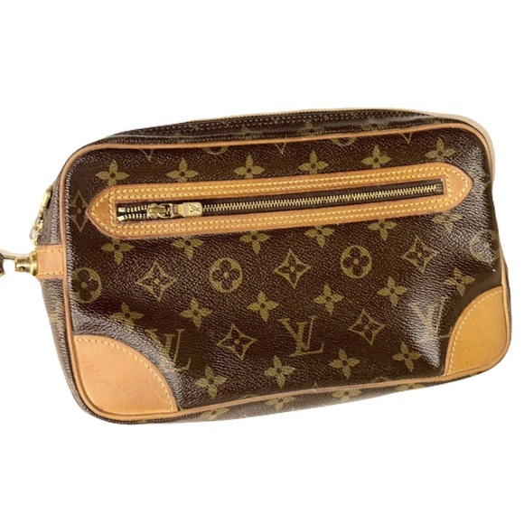 Vuitton Monogram Canvas Bag 28 with Vachetta - Picture 2 of 8